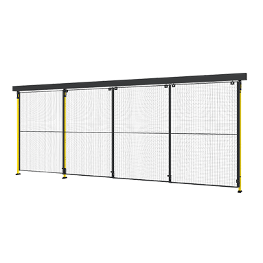 Trippel teleskopskjutport