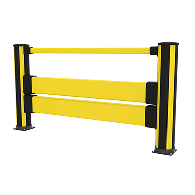 Skyddsräcke för fotgängare - Dubbelt skydd