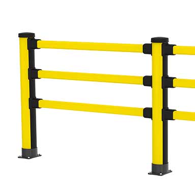 Essential Påkörningsbarriär med tre skenor