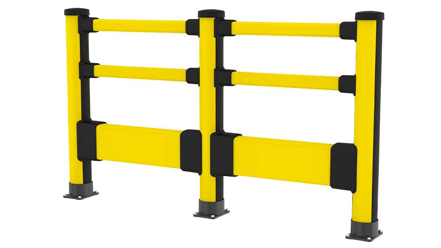 Black and yellow Essential Pedestrian with impact high configuration